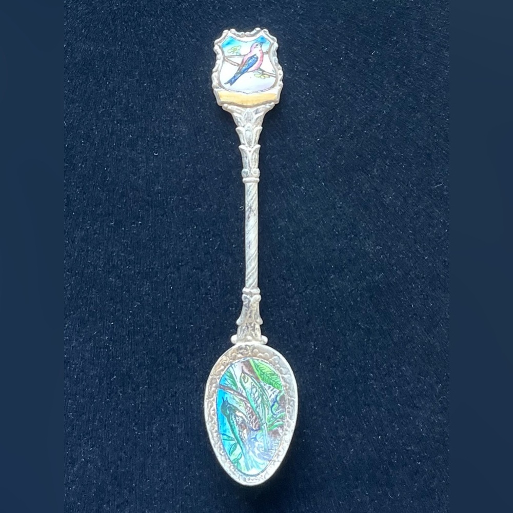 KLEPA ARTS Czechoslovakian Enamel Bird 🐦 Spoon
